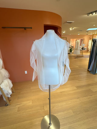 Fishu blouse / lace fishu blouse