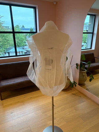 Fishu blouse / lace fishu blouse