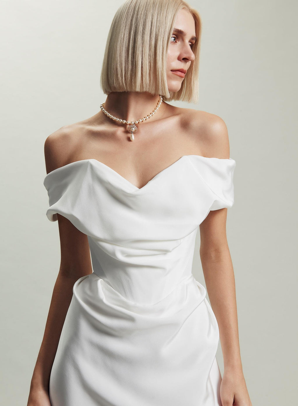 Nova Cocotte by Vivienne Westwood – Corseted Silk Cady Gown – Nadia's