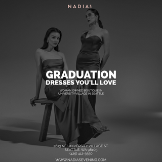 FIND GRADUATION DRESSES AT NADIAS EVENING FIND GRADUATION DRESSES AT NADIAS EVENING