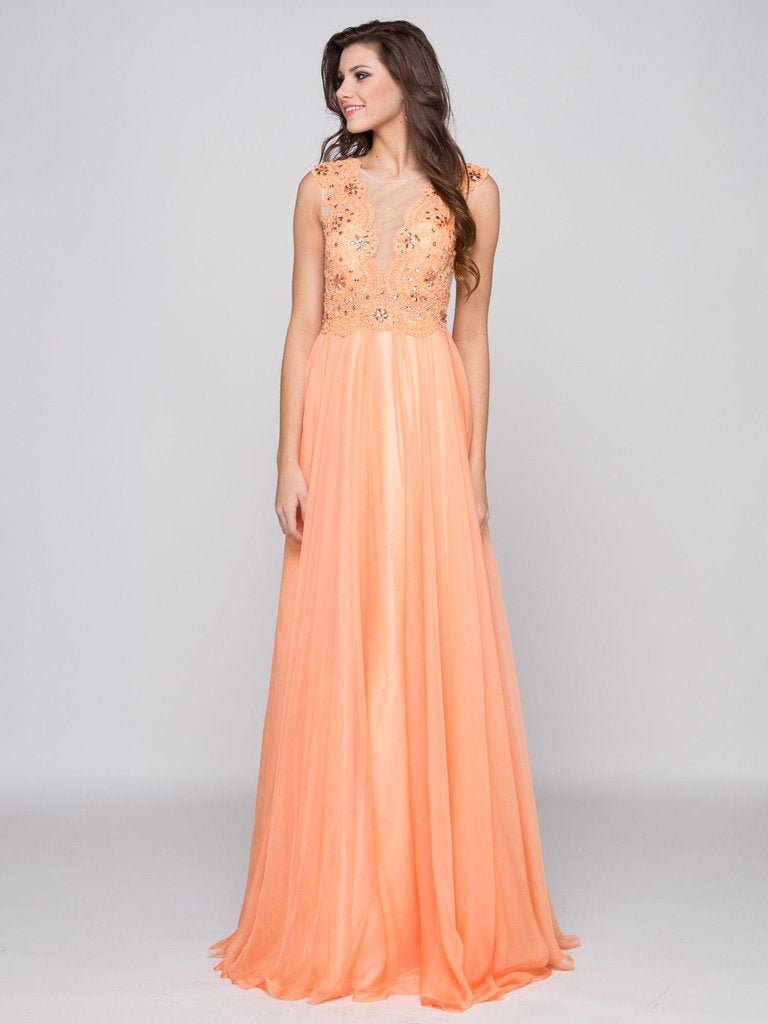 Papaya Evening Gown by Colors | Designer Formal & Special Occasion Dress Papaya Evening Gown by Colors | Designer Formal & Special Occasion Dress