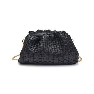 Tate Woven Frame Clutch