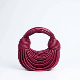 Knotted Top Handle Bag