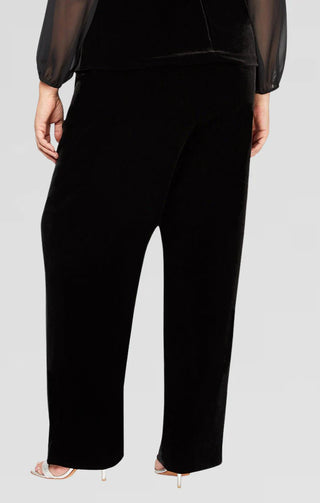 Designer evening inspired pants featuring tailored fit, perfect for special occasions