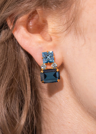 Nanette Earrings - Sapphire