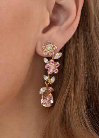 Freesia Earrings - Vintage-Rose