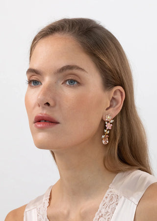 Freesia Earrings - Vintage-Rose