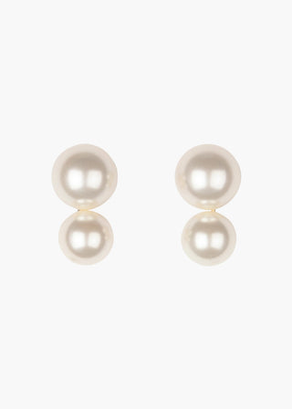 Gretel Earring displayed on a white background, highlighting the elegant design and surgical-steel post.