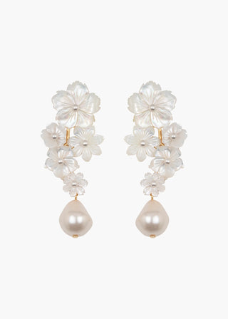 Makenzie Earrings - mother-of-pearl