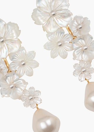 Makenzie Earrings - mother-of-pearl