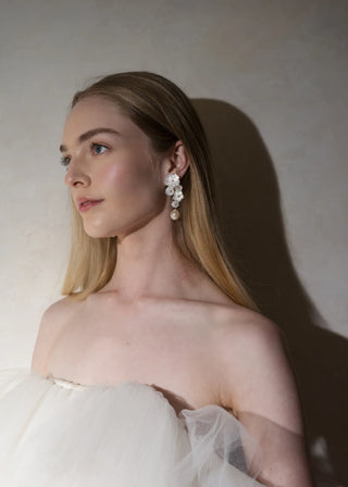 Makenzie Earrings - mother-of-pearl