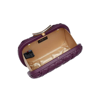 Rya Evening Bag: Burgundy