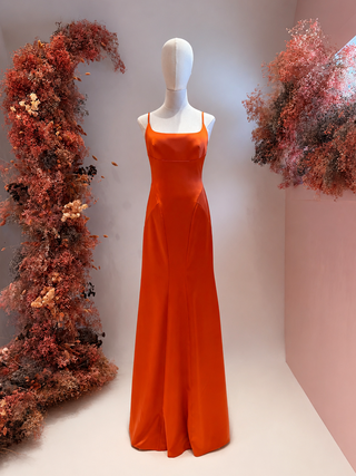 Alessandra satin gown