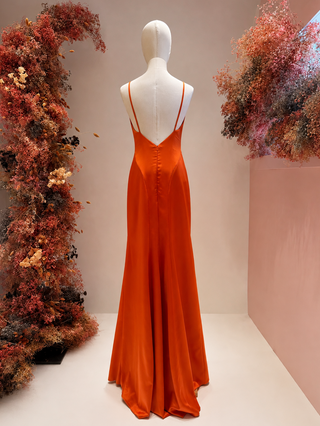 Alessandra satin gown