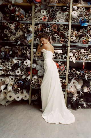 Vivienne Westwood made-to-order bridal design showcasing luxury materials, heritage craftsmanship, and couture-level artistry