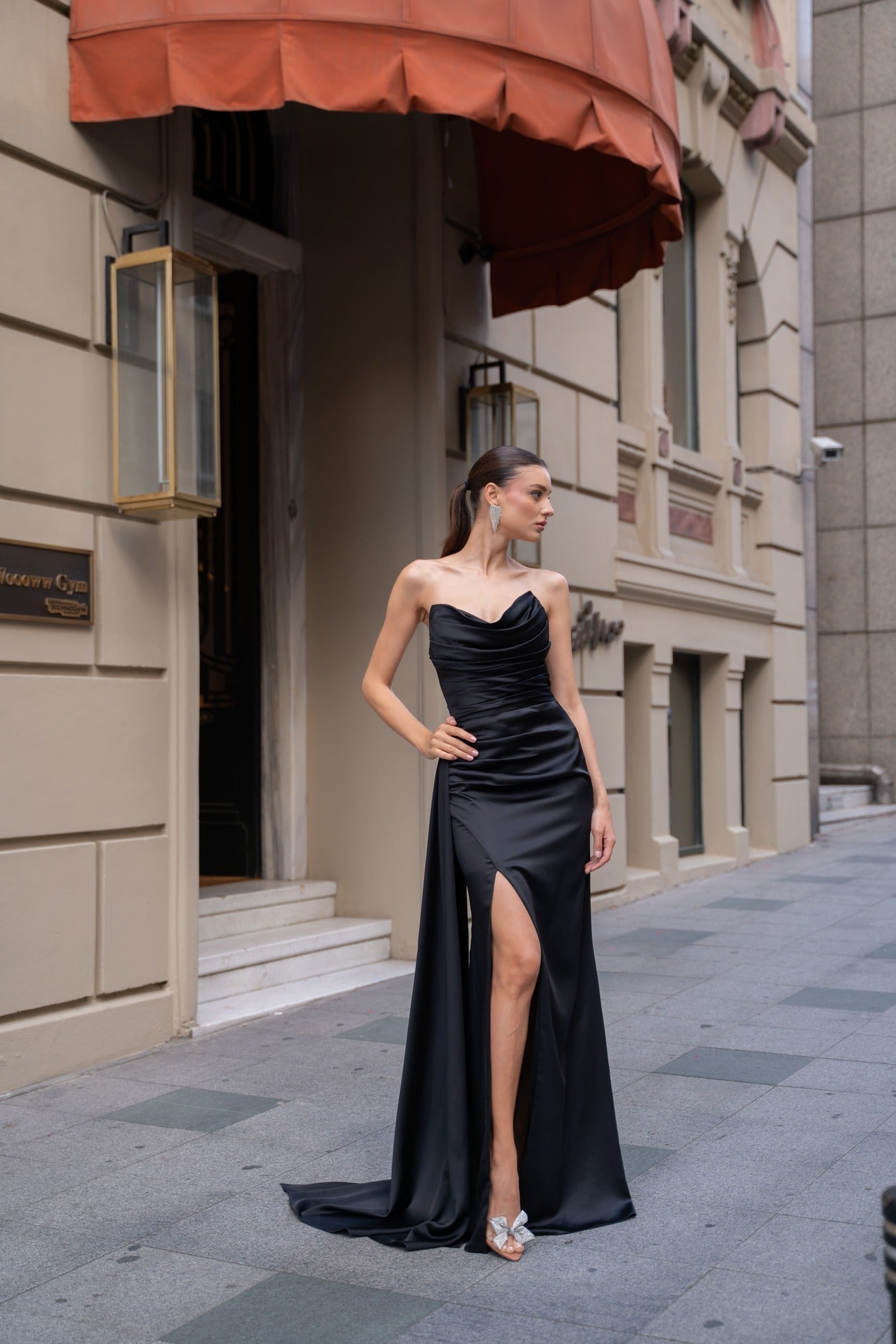 Paulette Column Sweetheart Maxi Evening Dress by Nadia's | Luxury Formal Dress Paulette Column Sweetheart Maxi Evening Dress by Nadia's | Luxury Formal Dress