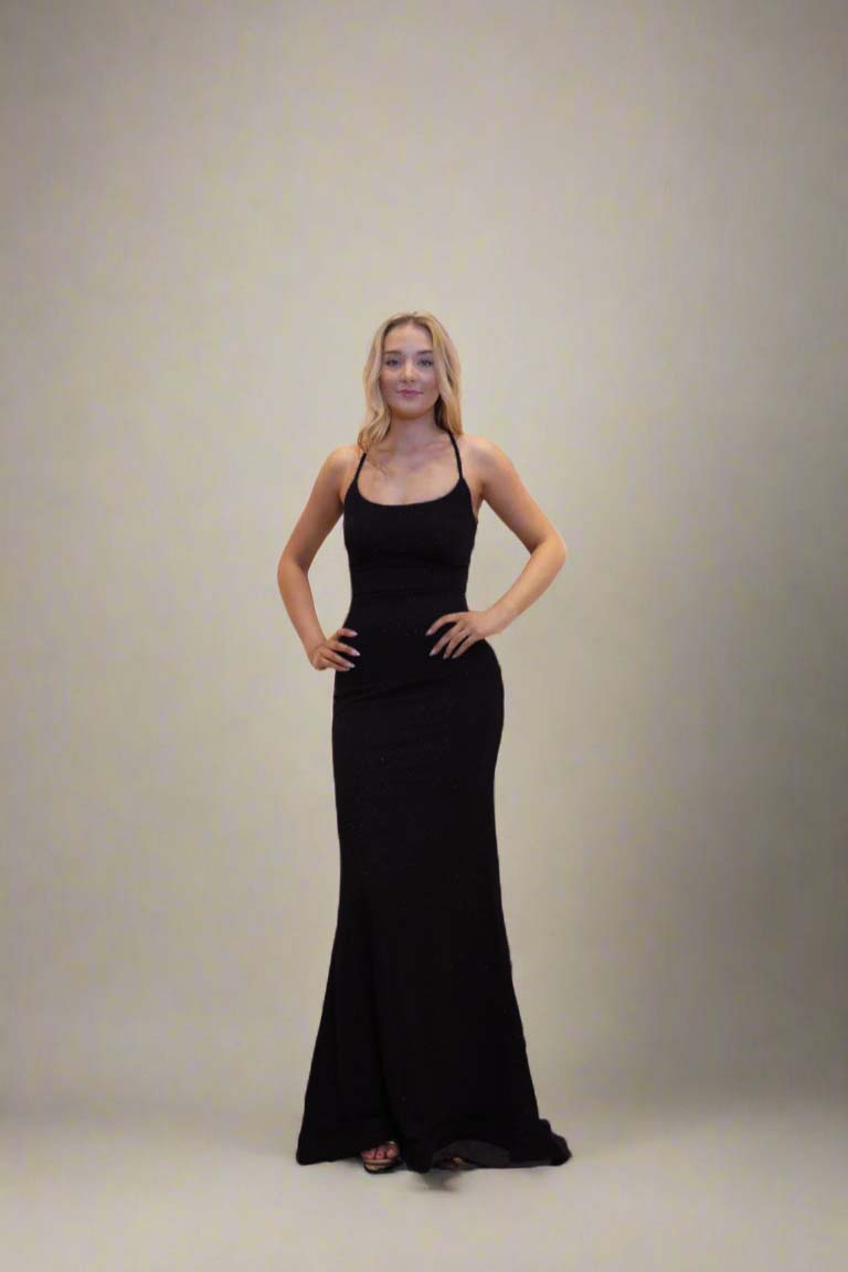 Dallas Shimmer Stretch Mermaid Evening Gown by Nadias Purple / 38/8us Dallas Shimmer Stretch Mermaid Evening Gown by Nadias Purple / 38/8us