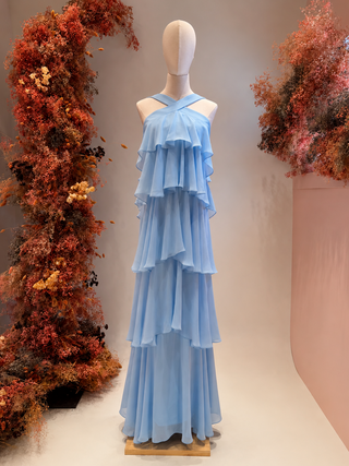 Eve tiered gown