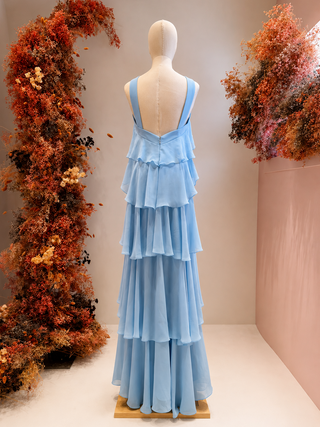 Eve tiered gown