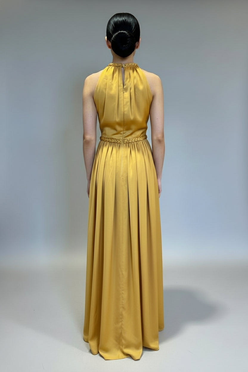 Phoenix Empire Waist Halter Sleeveless Evening Gown by Nadias | Luxury Formal Dress Phoenix Empire Waist Halter Sleeveless Evening Gown by Nadias | Luxury Formal Dress