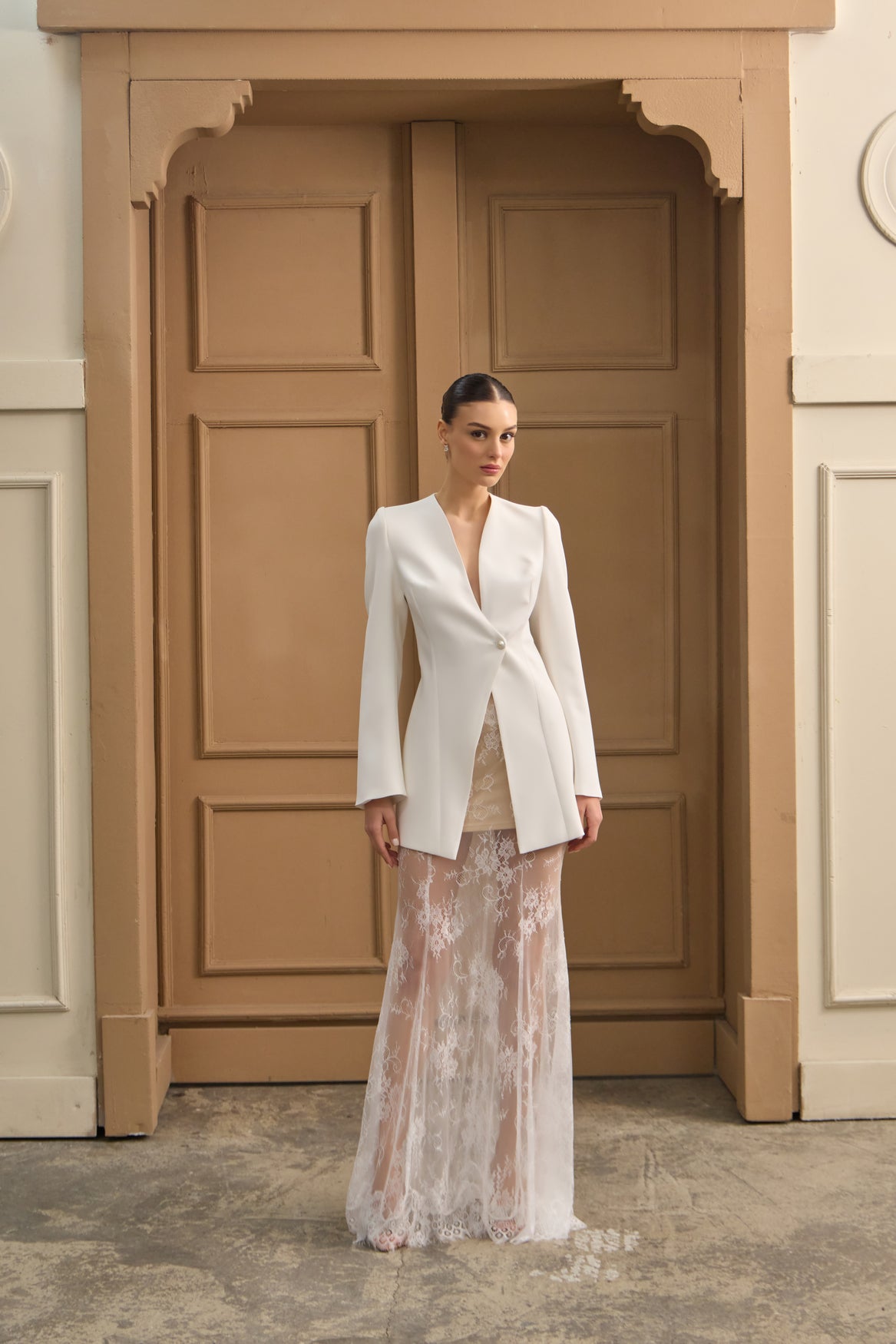 Astoria lace wedding skirt