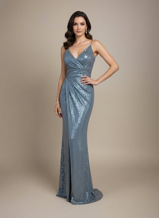 Shanghai gunmetal column gown Shanghai gunmetal column gown