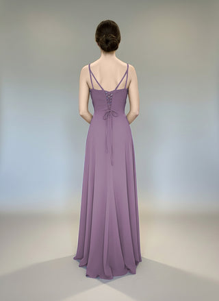 Lavender Cut Out A-Line Evening Gown by Nadias | Designer Dress Lavender Cut Out A-Line Evening Gown by Nadias | Designer Dress