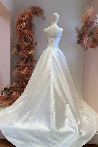 Adele structured corset ball gown