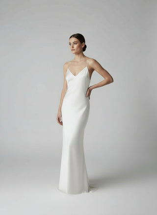 Sliphelle Satin Wedding Dress Sliphelle Satin Wedding Dress