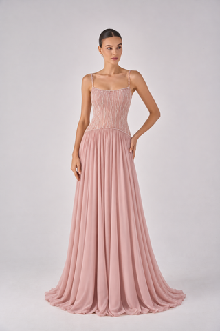 Veronica embellished gown