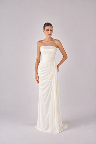 Isla strapless wedding dress