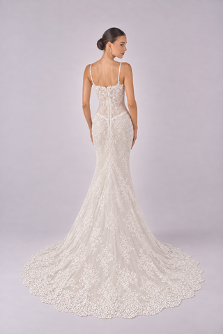 Juliette fit and flare lace gown