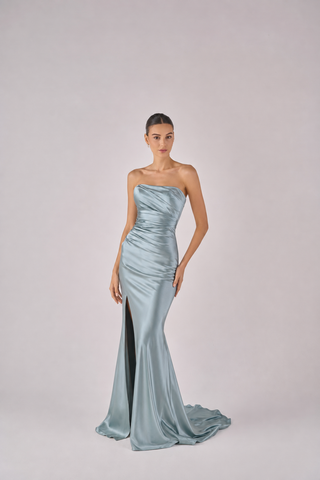 Kyha satin gown — Classic
