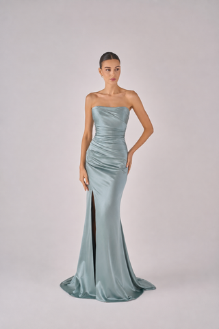 Kyha satin gown — Classic