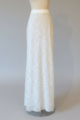 Élodie column lace skirt