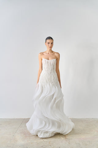 Oceane beaded wedding dress