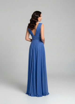 Orlando cutout shimmer aline gown