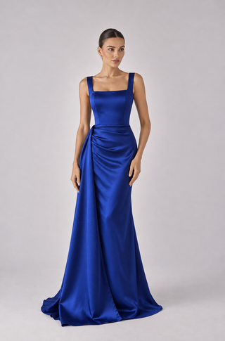 Siena draped gown