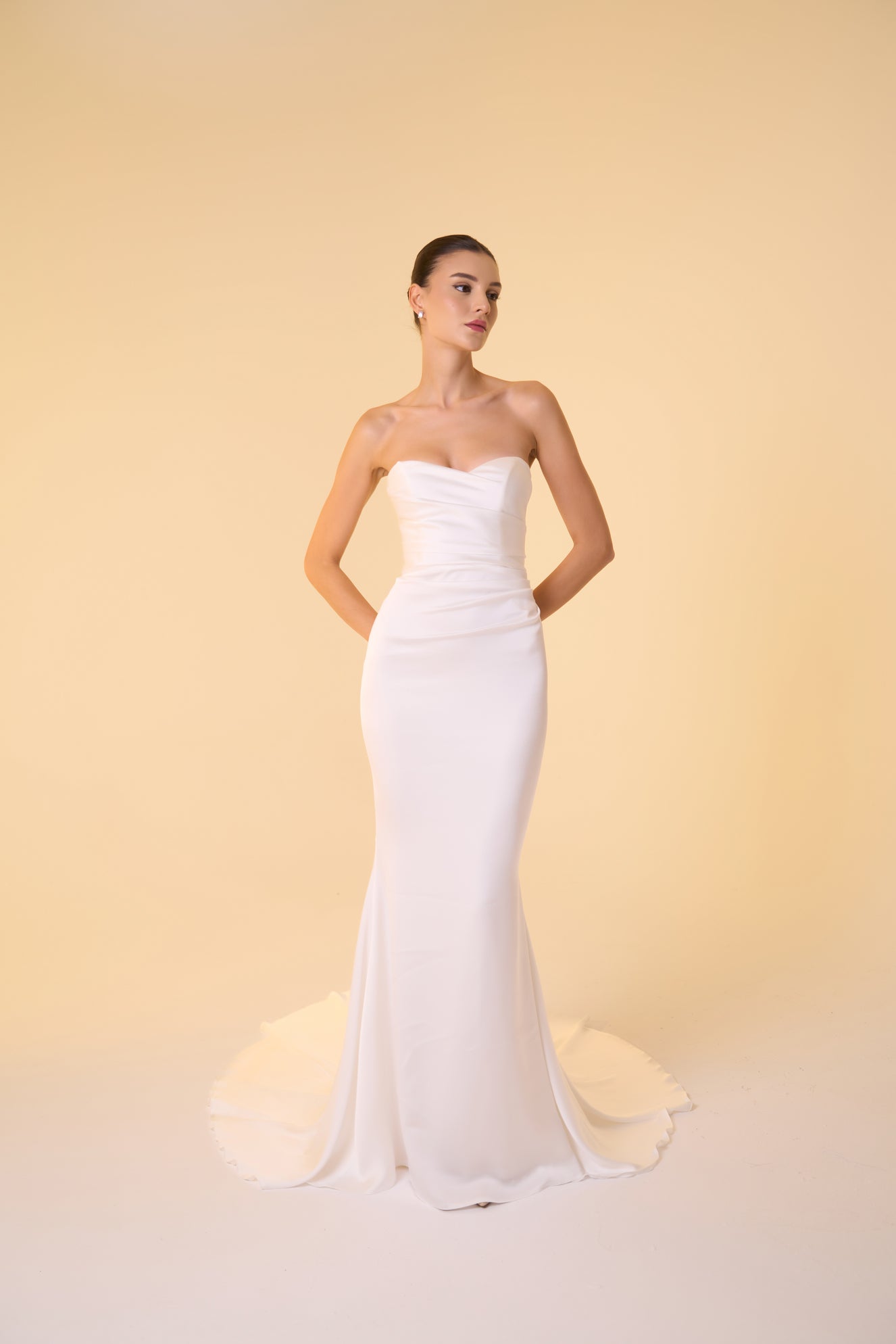 Luxury Sweetheart Strapless Bridal Gown by Nadia's | Custom Wedding Dress Made to Order / Custom color / 18 Luxury Sweetheart Strapless Bridal Gown by Nadia's | Custom Wedding Dress Made to Order / Custom color / 18
