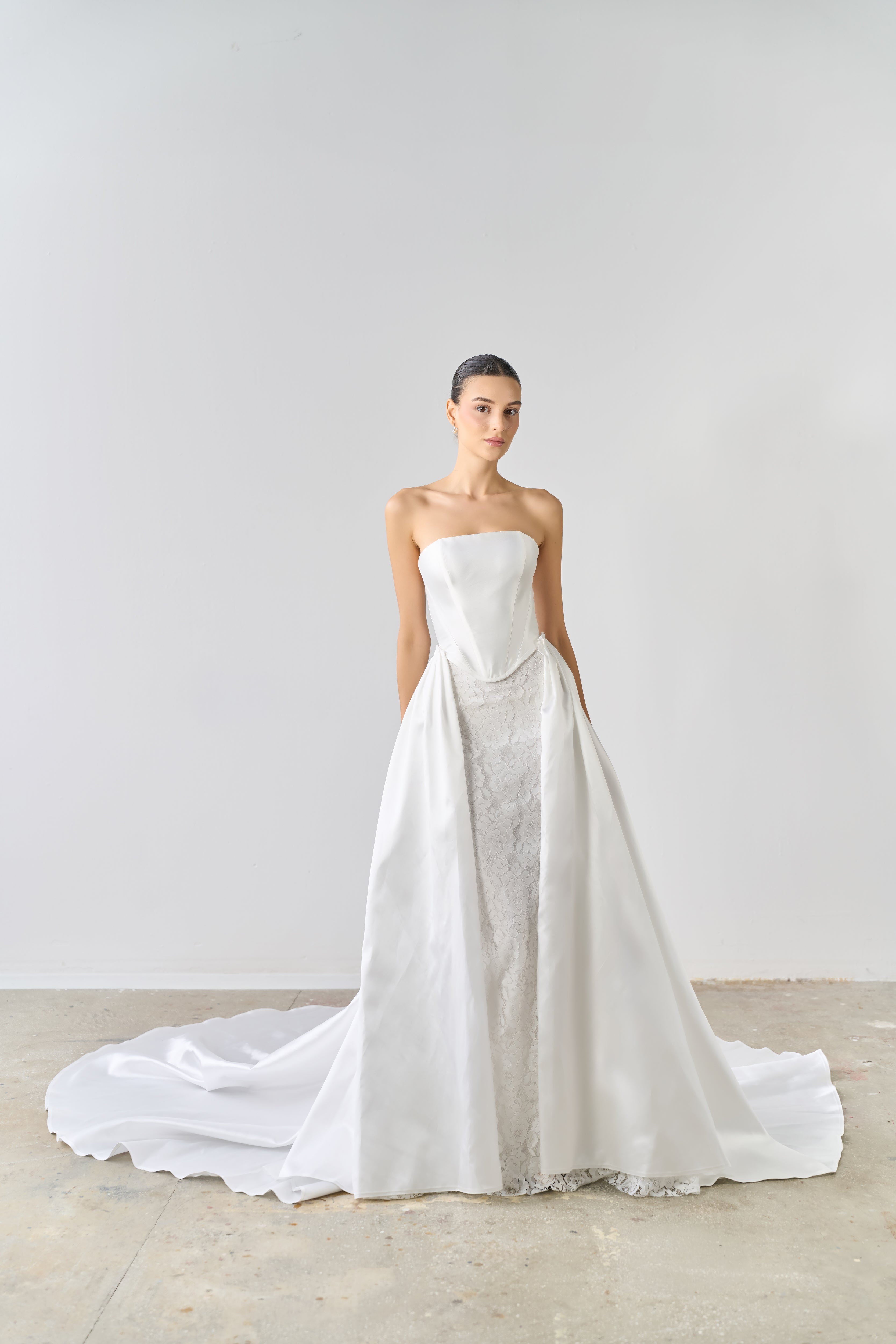 Celia Corset Top Sculpted Bridal Corset from 3-Piece Set | Idina Made to Order / Custom color / 16 Celia Corset Top Sculpted Bridal Corset from 3-Piece Set | Idina Made to Order / Custom color / 16