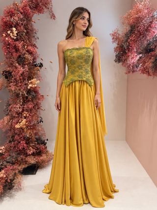 Valérie embellished gown