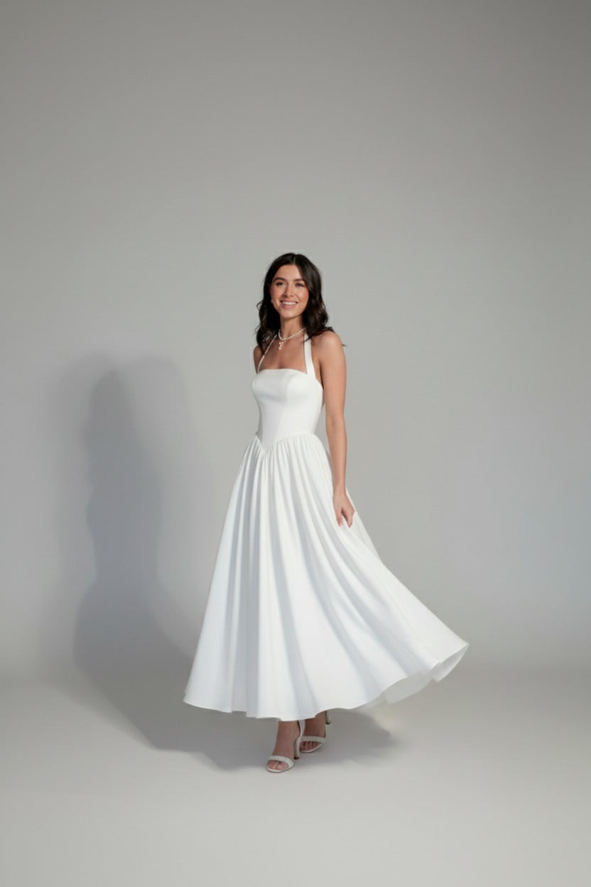 midi bridal reception dress Wild Stars