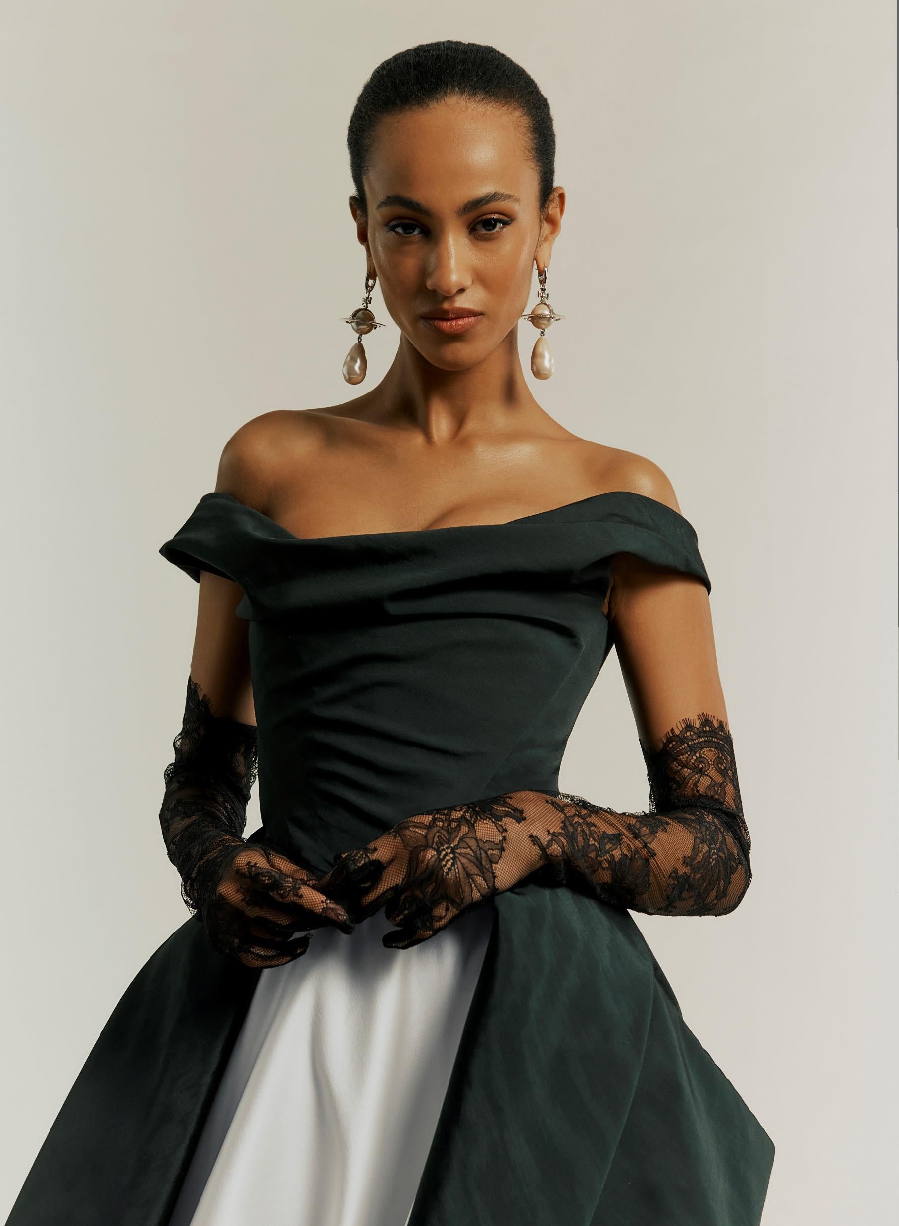 Comet Corset by Vivienne Westwood Draped Off-Shoulder Corset Nadia's Comet Corset by Vivienne Westwood Draped Off-Shoulder Corset Nadia's