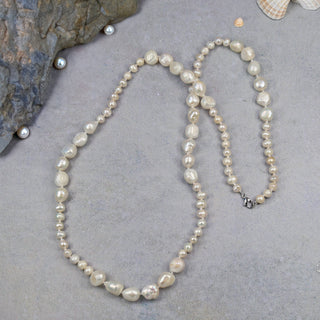 Lumina Duo Pearl Cascade Necklace