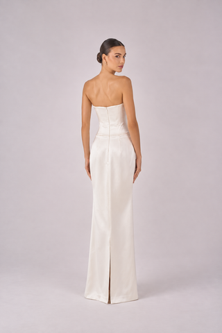 Serena mermaid draped wedding dress