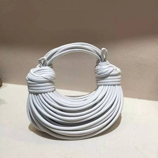 Knotted Top Handle Bag