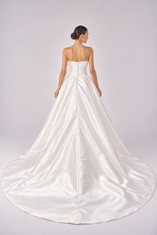 Adele structured corset ball gown