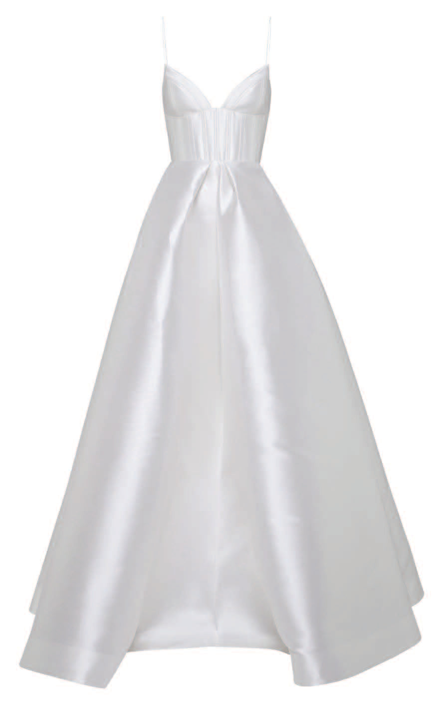 Maddison by Alex Perry: Silk Corset Wedding Gown | Free Shipping Nadia's Maddison by Alex Perry: Silk Corset Wedding Gown | Free Shipping Nadia's