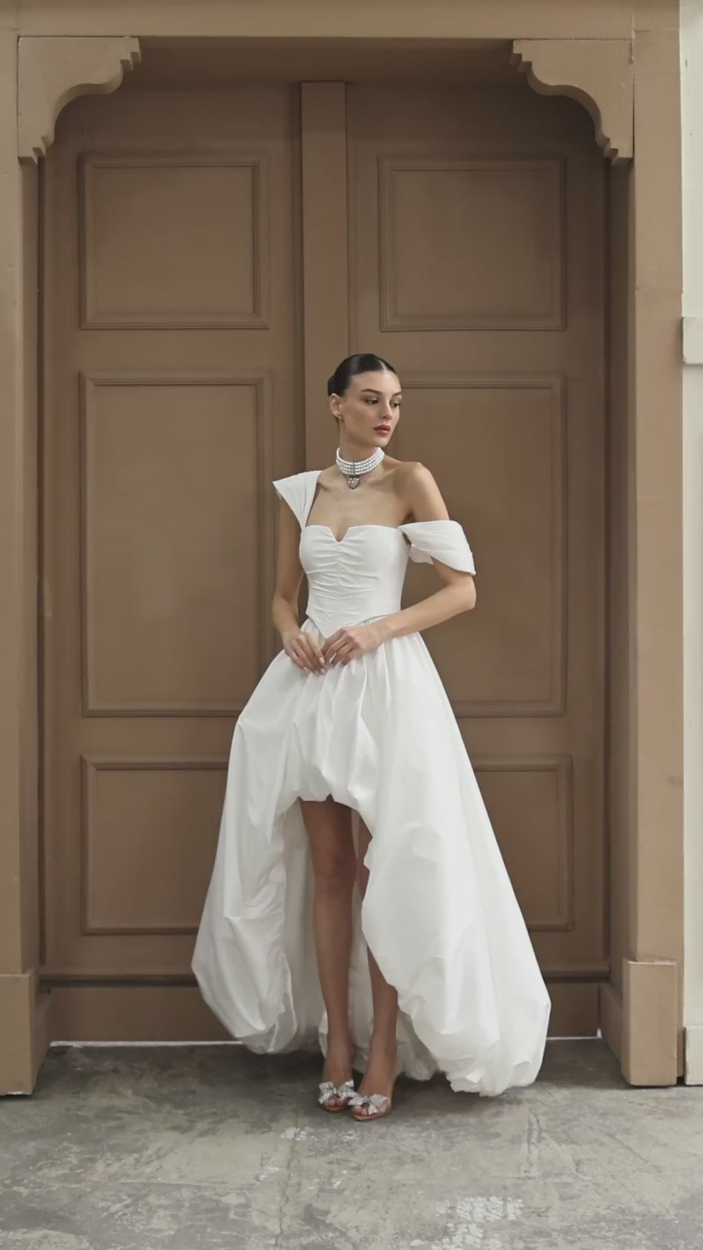 white christmas dresses White Taffeta Corset Topper – Modern Bridal Reception Dress