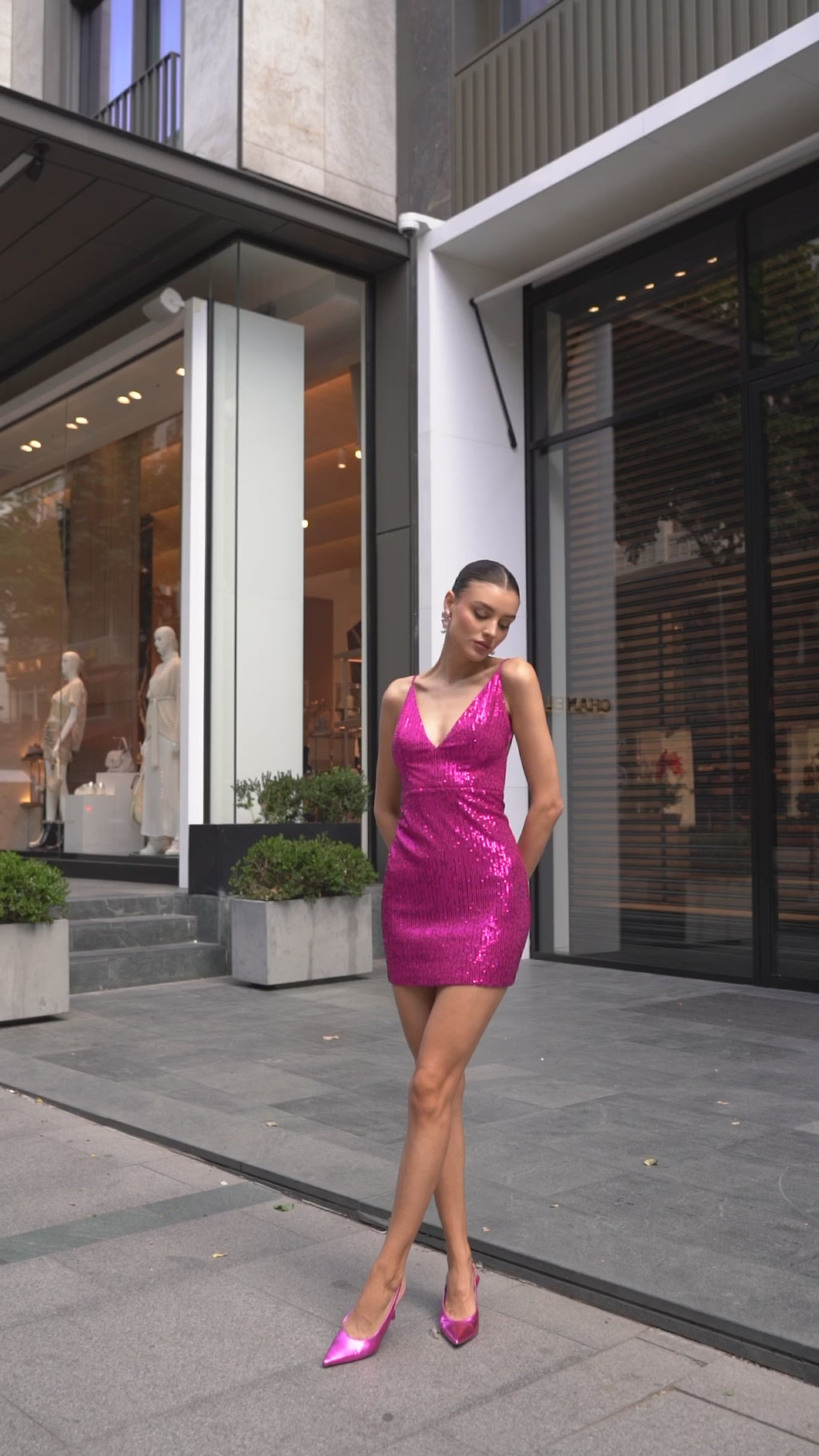 Riri Mini Designer Formal Dress – Elegant Sequin Evening Gown – Nadia's